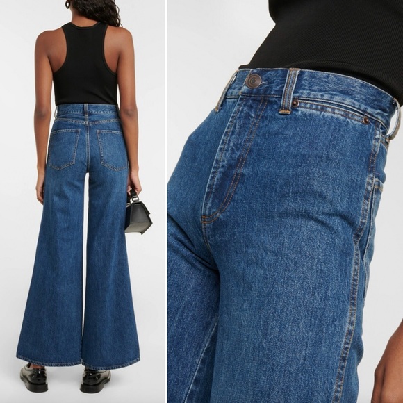 CO Collections Essentials High Rise Wide Leg Jeans - Picture 2 of 6